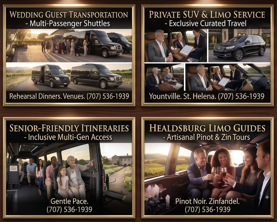 Corporate Logistics & Executive Team Shuttles for Napa Retreats